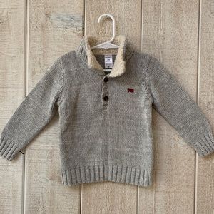 2t toddler Carters cable knit pullover sweater